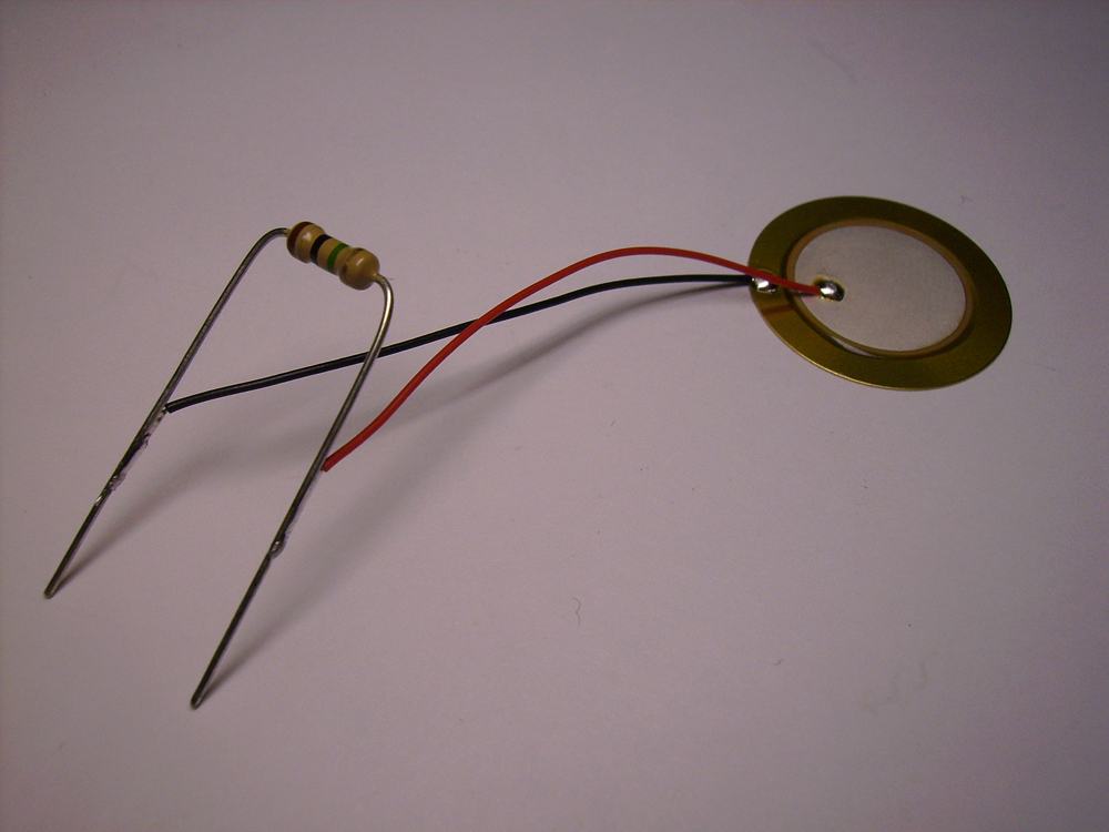 10X 35mm Piezo Elements buzzer Sounder Sensor Trigger Drum Disc+wire copper  TT