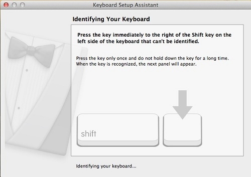 Second Keyboard Setup Assistant screenshot