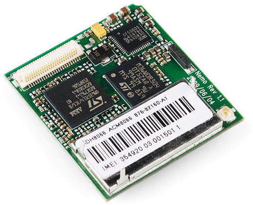 Example of ICs on a PCB